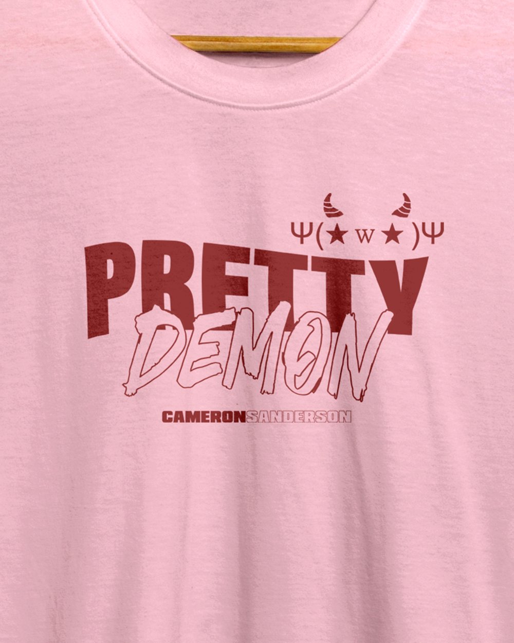 Missing My Soul: PRETTY DEMON [White/Pink T-shirt]