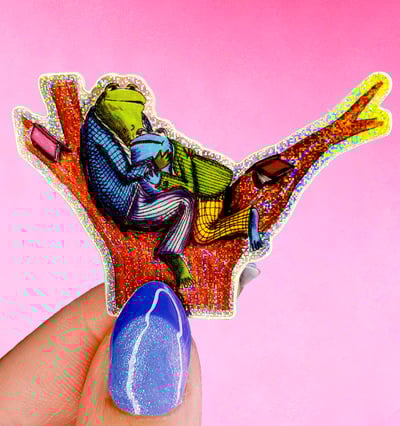 Image of Gay Frogs Sticker