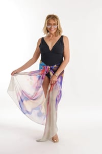 Image 1 of SAMOA SKY SILK MIX SARONG