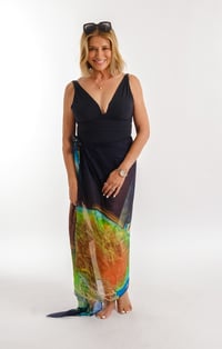 Image 2 of AZURE SILK  MIX SARONG