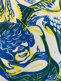 Image 4 of My Heavenly Bug Lino Print