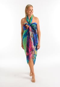 Image 4 of TURTLE COVE SILK MIX SARONG