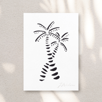 Crossed palms - Art Print