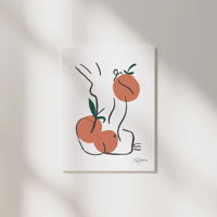 Image 1 of Elise With Oranges - Art Print