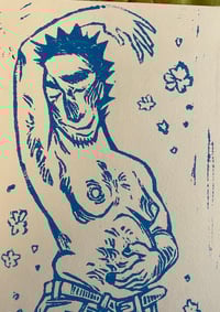 Image 2 of Abe in Jeans Lino Print