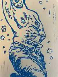 Image 3 of Abe in Jeans Lino Print