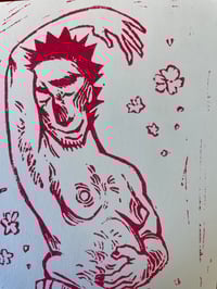 Image 4 of Abe in Jeans Lino Print