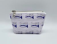 Image 1 of Super Tuna Tiny Zippy Pouch - Made To Order