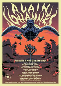 Alain Johannes (CHL/USA) Australia and New Zealand Tour Poster