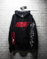 Image 1 of 'lie to my face V.2' hoodie.