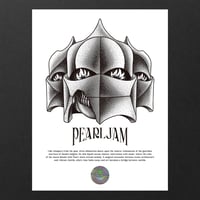 Image 2 of Pearl Jam 07/06/24 Barcelona Event Poster - AP Edition