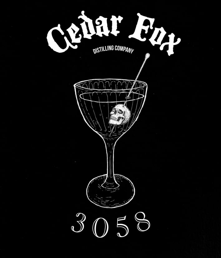 Image of Cedar Fox Martini 3058 T-Shirt