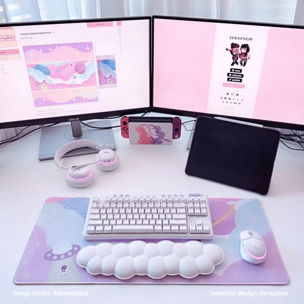 Image of Pastel Galaxy Deskmat ✨