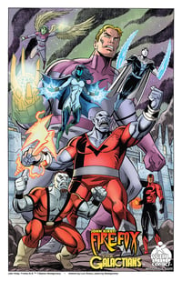 Firefox and The Galactians 11x17 Print