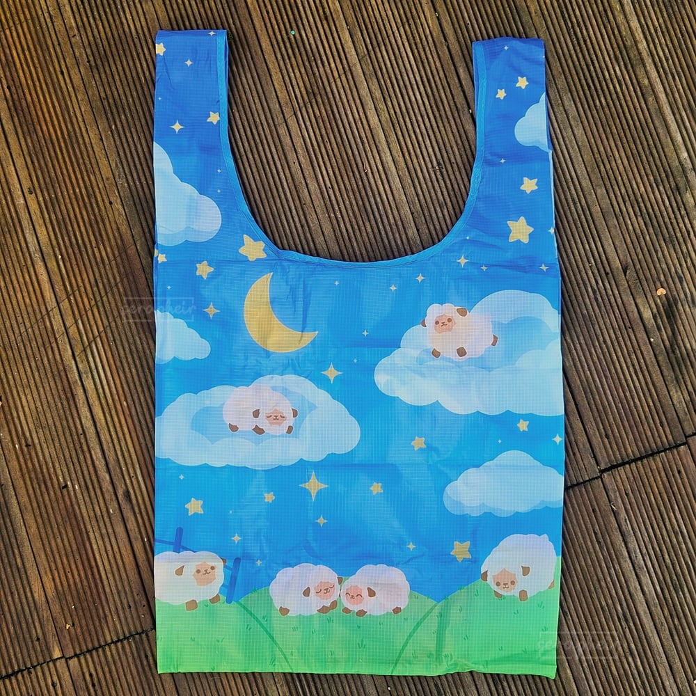 Image of Counting Sheep - Reusable Shopping Bag