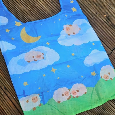 Image of Counting Sheep - Reusable Shopping Bag