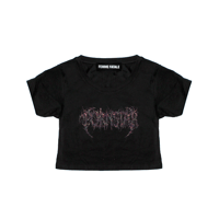 METAL BLADE BARBIE BABYGIRL TOP