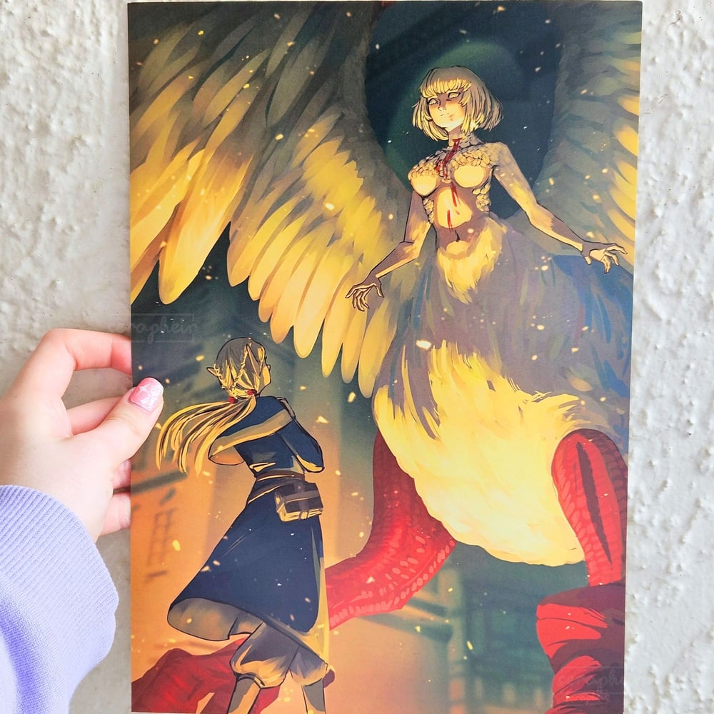 Image of Chimera Falin - Dungeon Meshi Print