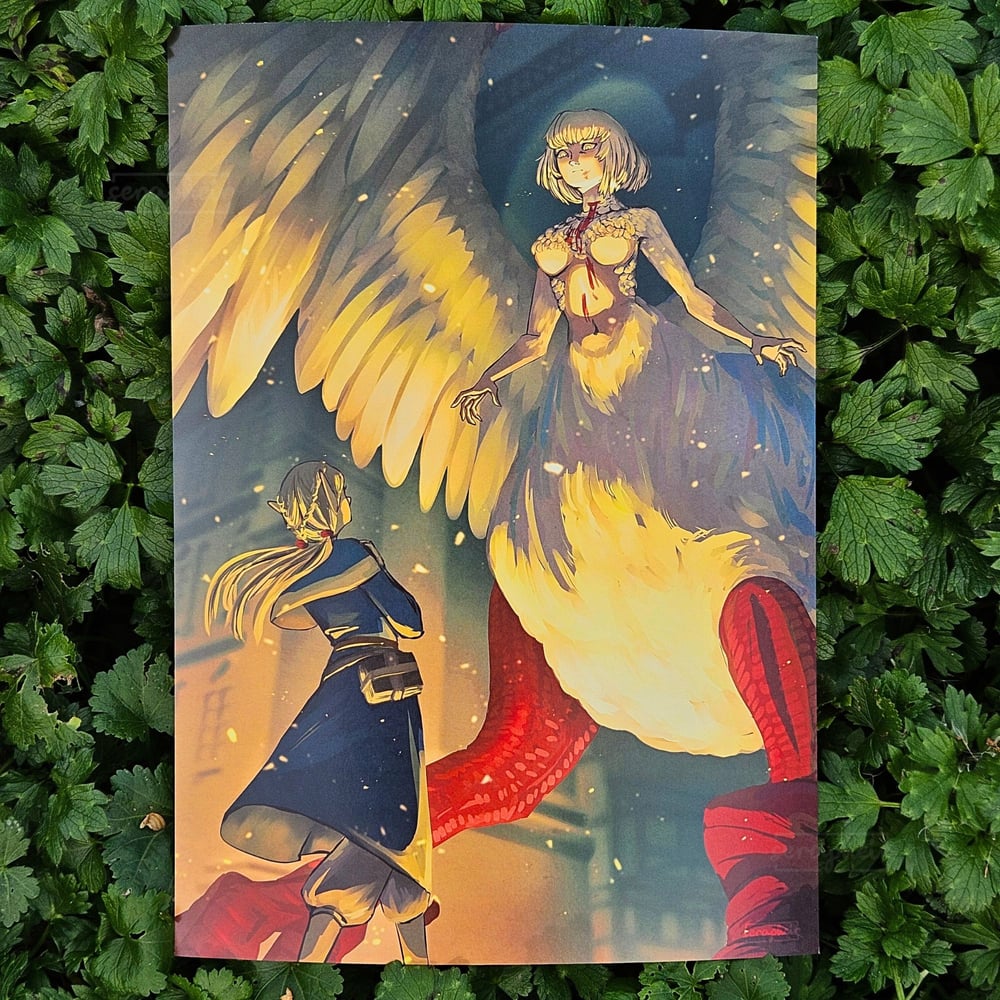 Image of Chimera Falin - Dungeon Meshi Print