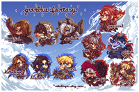 Image 1 of GBF Key Rings Vol 1 (Fire, Water, Earth)