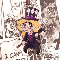 Image 1 of JJBA Speedwagon 2" Charm