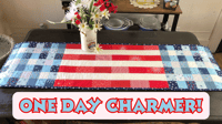 Image 5 of PATRIOTIC PICINIC PLAID:  These Colors Don't Run-ner 14" x 55" Table Runner Pattern