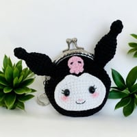 Kuromi Purse (Round Frame)