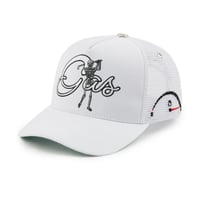 Image 6 of Tee Time Trucker Hat (White)