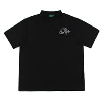 Image 1 of Tee Time Performance Polo (Black)
