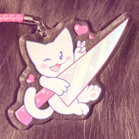 Image 1 of Knifecat 2" Charm