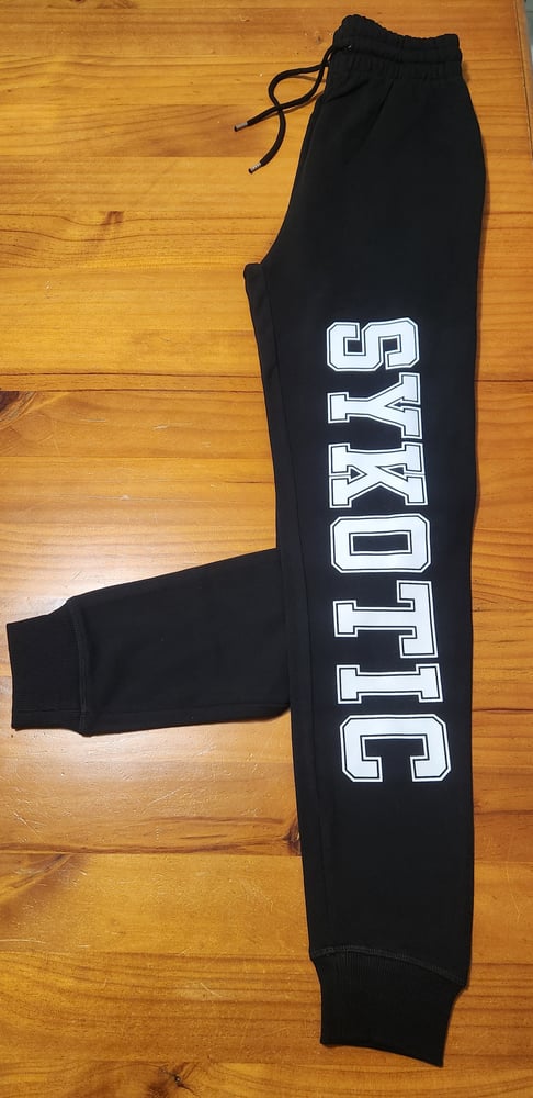 Image of College Premium Slim Trackpants (Black)