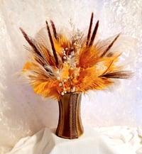 Image 4 of Florals and Feathers in Gold