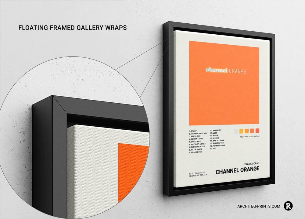 Frank Ocean - Channel ORANGE Music Album Poster