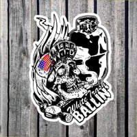 WTB American Skull Magnet 6"