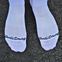 Image 5 of White 7 inch tall AntiDrag sock 2024