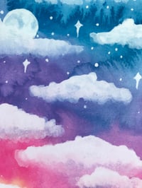 Image 4 of Spring Night Sky Print