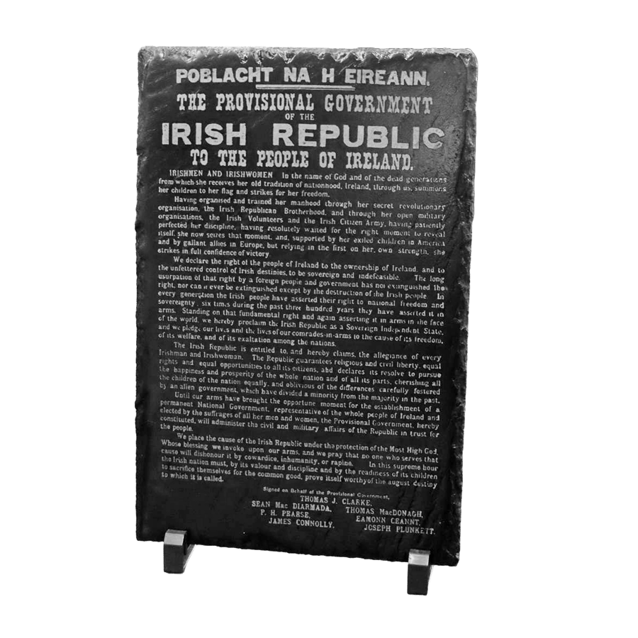 Image of 1916 Proclamation Slate Plaque