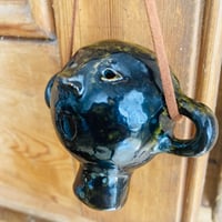 Image 2 of Tab eared whistles with crackle bead
