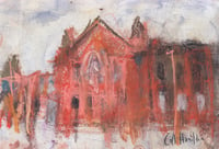 Image 2 of Old District Court Building, Glasgow - Soft Pastels, Charcoal, Pencil and Acrylic Paint on Paper 