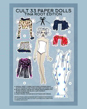 Image of Tina Root Switchblade Symphony Paper Doll Poster