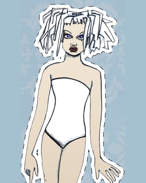 Image of Tina Root Switchblade Symphony Paper Doll Poster