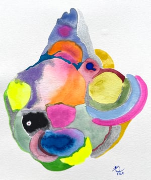 Image of "Mindfulness Watercolor Workshop" with Georgia Carbone ~ 7/27 ~ 2 - 5pm