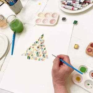 Image of "Mindfulness Watercolor Workshop" with Georgia Carbone ~ 7/27 ~ 2 - 5pm