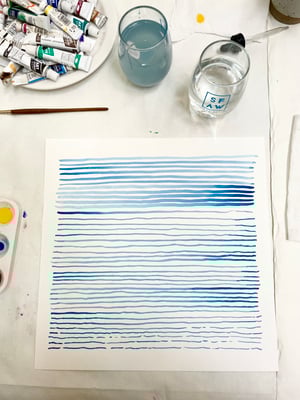 Image of "Mindfulness Watercolor Workshop" with Georgia Carbone ~ 7/27 ~ 2 - 5pm
