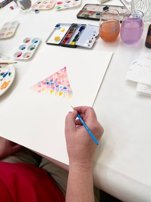 Image of "Mindfulness Watercolor Workshop" with Georgia Carbone ~ 7/27 ~ 2 - 5pm