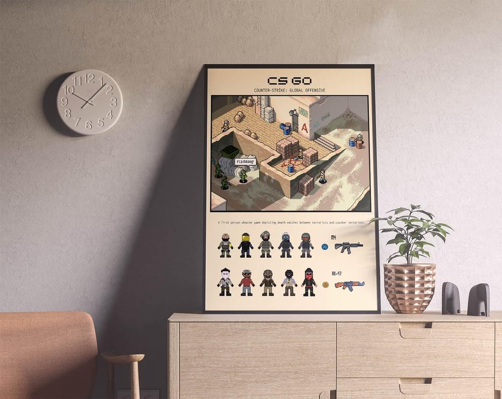 Counter-Strike Global Offensive -  CS GO Game Poster