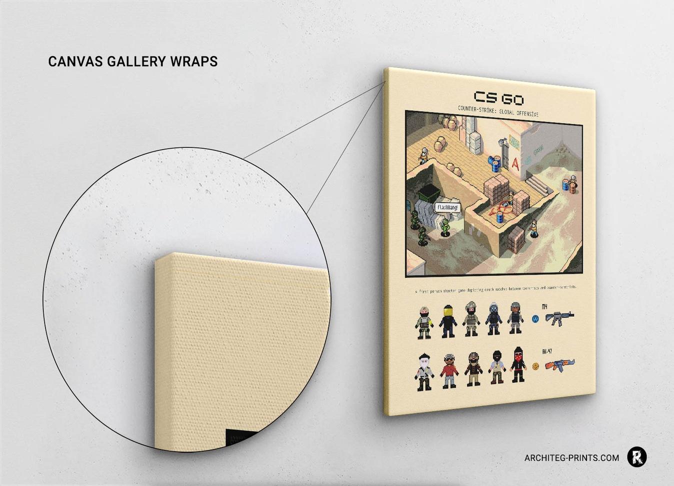 Counter-Strike Global Offensive - CS GO Game Poster | Architeg Prints