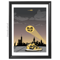 Image 2 of Sneaker Poster Nike Sb Dunk High “Wu-Tang” (Limited Version)