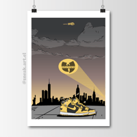 Image 1 of Sneaker Poster Nike Sb Dunk High “Wu-Tang” (Limited Version)