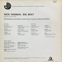 Image 2 of Nick Ingman – Big Beat (Music De Wolfe – DWS/LP 3285 - UK - 1973)
